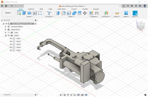 Exporting A Custom Robot Tool From Fusion 360 Fuzzy Logic