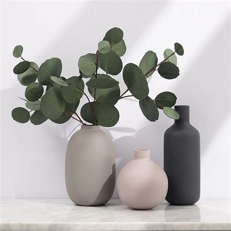 Ceramic Matte Vase Minimal Flower Vase Neutral Home Etsy Uk Vase En