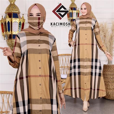 Jual BARU NEW PRODUK GAMIS KOTAK KOTAK MOTIF TERBARU MODEL KHICHIMOSE