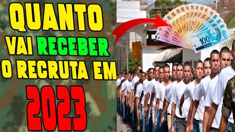 QUANTO É O SALARIO DE QUEM SE ALISTA NO EXERCITO 2023 YouTube