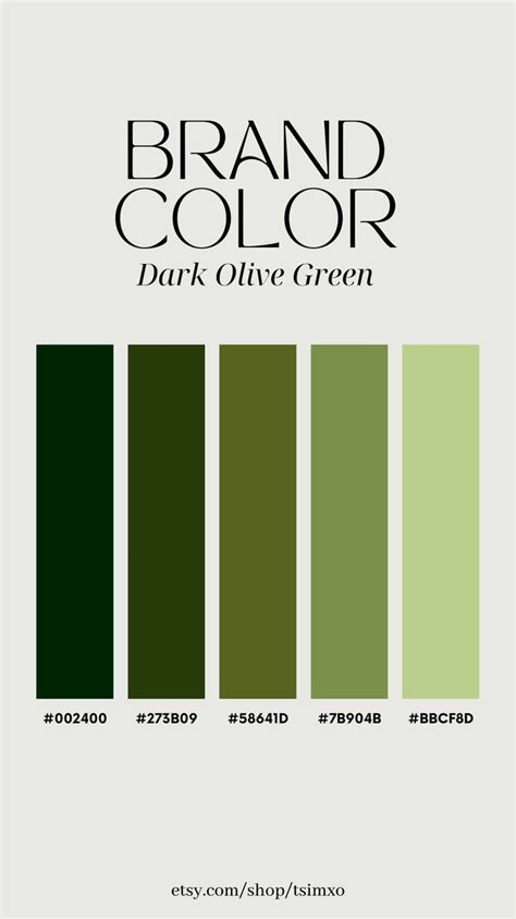 Pin By Oliver Roots On Clothing In 2024 Brand Color Palette Green