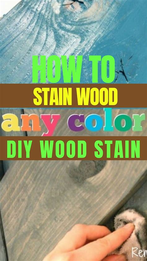 Diy Wood Stain Make It With Wood