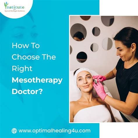 Mesotherapyhow To Choose The Right Mesotherapy Doctor Optimal