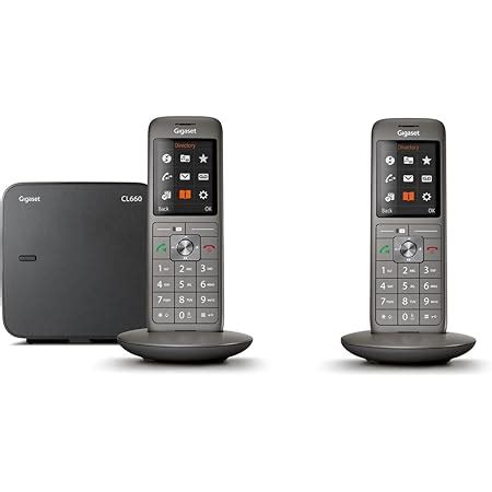 Gigaset Cl Hx Duo Schnurlose Dect Telefone Zum Anschluss Am