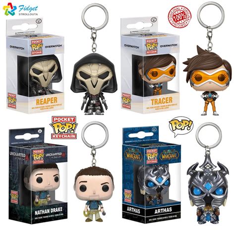 Funko Pop 5cm Overwatch World Of Warcraft Reaper Tracer Lich