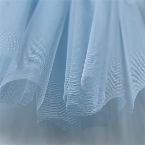 Soft Tulle Fabric 150cm Wide Pastel Blue On Trend Fabrics