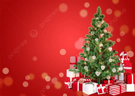 merry christmas  christmas tree light effect gift background