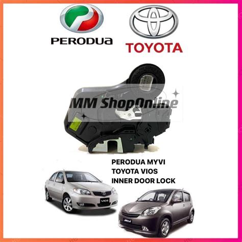 Toyota Vios Ncp Perodua Myvi Inner Door Lock With Actuator Pintu Lock