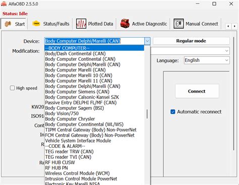 Selecting Appropriate Body Computer For Giulia 2018 In Alfa Obd Alfa