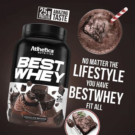 Best Whey Brownie Chocolate 900g Atlhetica Atlhetica Nutrition