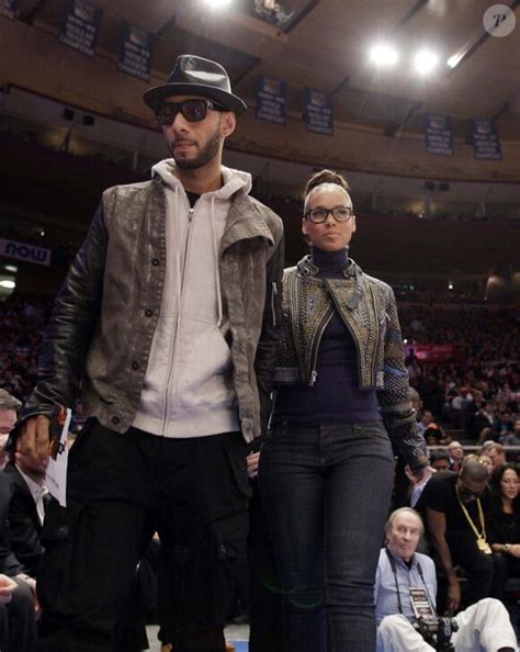 Photo Alicia Keys et son mari Swizz Beatz à New York le 27 janvier