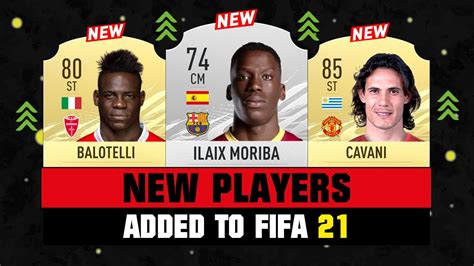 New Players Added To Fifa 21 🔥 Youtube