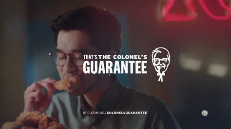 Kfc Colonel S Guarantee It S Finger Lickin Good Youtube