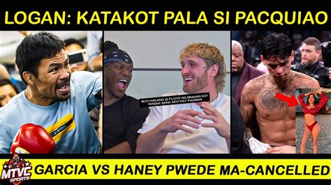 Logan Katakot Pala Si PACQUIAO Wasak Sana Mukha Ko Garcia Vs Haney