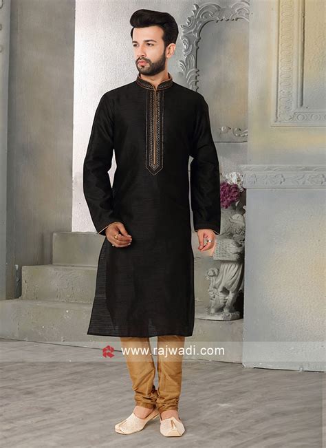 Wedding Wear Jacquard Men Kurta Pajama