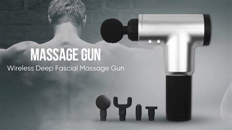 Fascia Gun Massage Muscle Relaxation Body Deep Relief Sore Massager Gun Buy Vibration Massage