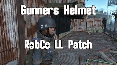 Gunners Helmet Leveled Lists Robco Patch At Fallout Nexus Mods