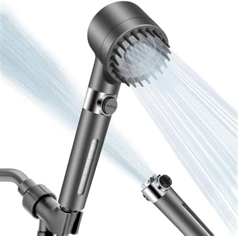 Luxsego High Pressure Shower Heads With Scalp Massager Shampoo Brush