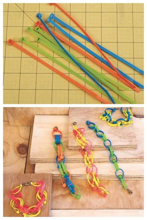 Soduras Tumbl Blog Rainbowsandunicornscrafts Diy Zip Tie Bracelet