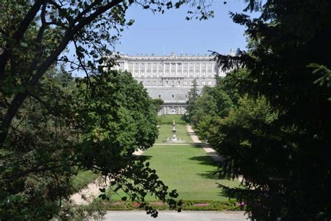 4 vistas panorámicas del Palacio Real Mirador Madrid