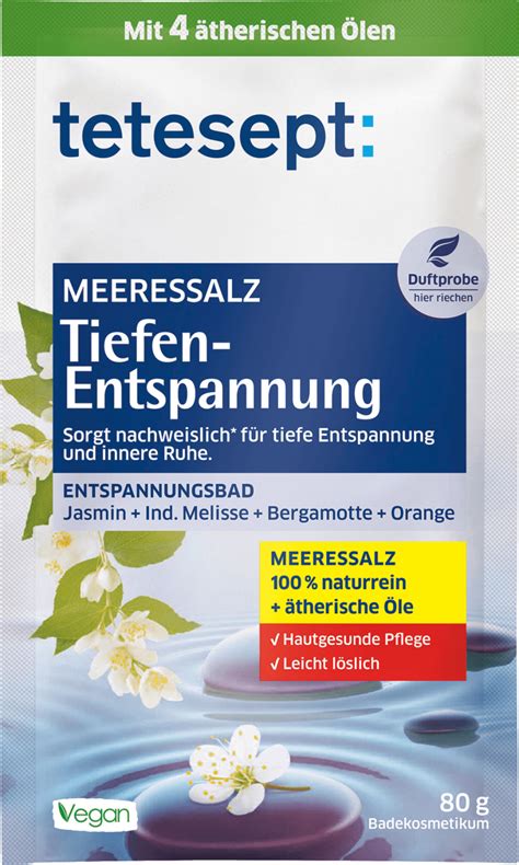 Tetesept Meeressalz Tiefenentspannung Badesalz 80 G Ab 1 39