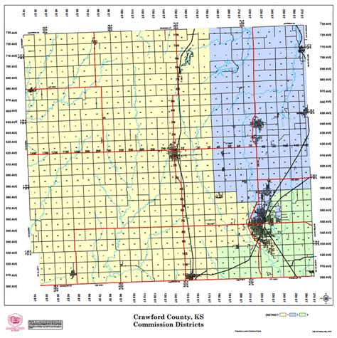 District Map - Crawford County, KS