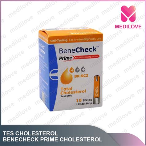 Jual Alat Cek Darah Benecheck PRIME Test Strip Cholesterol