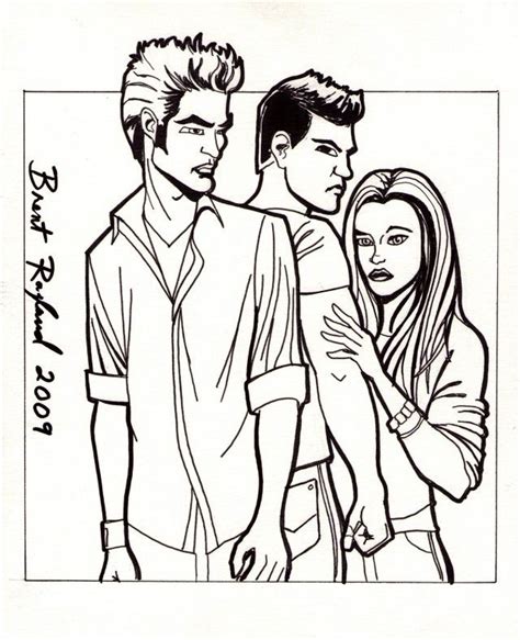 Twilight Jacob Coloring Pages