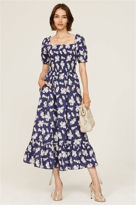 Blue Floral Day Dress By Polo Ralph Lauren For Rent The Runway