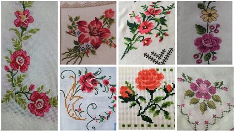 Amazing And Elegant Floral Cross Stitch Patterns Charsuti Kerhai Ideas For Everything Youtube