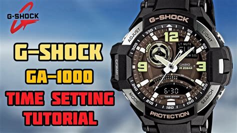 Casio G Shock How To Set Time Manually