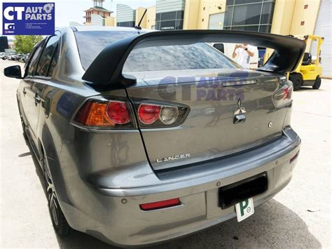 Evo X Style Spoiler Wing For 07 18 Mitsubishi Lancer Cj Vrx Evo X Matte