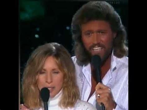 #Barbra Streisand #Barry Gibb #What Kind Of Fool #BeeGees #live #1980 # ...