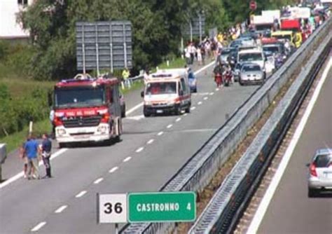 Incidente Sull Autolaghi Varesenews Foto