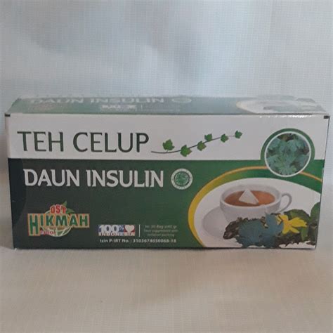 Jual Teh Celup Daun Insulin Hikmah Ost Cv Sumber Rezeki Teh Obat