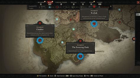 Diablo All Nahantu Stronghold Locations Progametalk