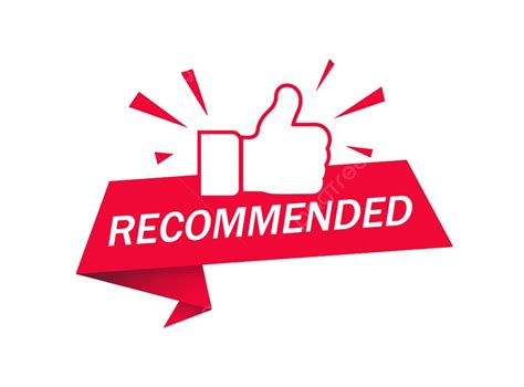 Recommendation Vector Hd Png Images Recommended Icon Advice Badge