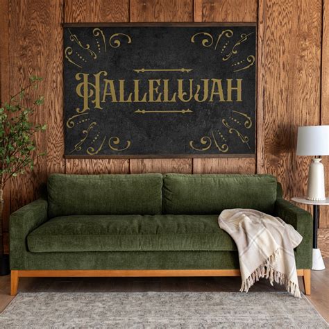 Christian Wall Art Church Wall Decor Hallelujah Wall Art Christian Wall ...