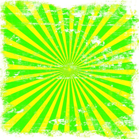 Green Vintage Circus Rays Tent Sunburst Pattern Background Stock