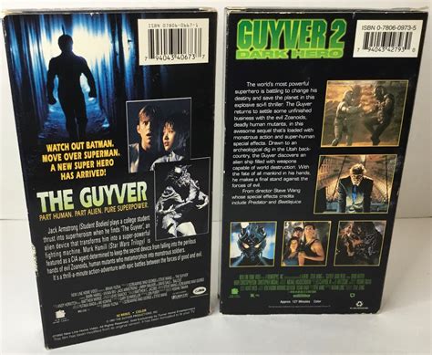 The Guyver The Guyver Dark Hero Vhs Lot Of S Sci Fi Etsy