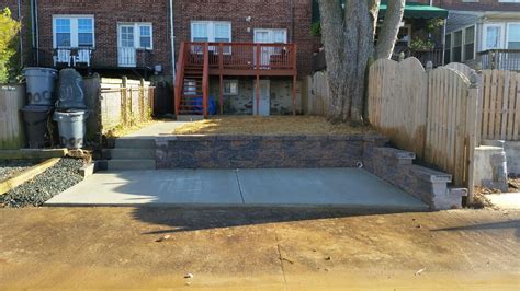 Custom Stoneworks And Design Inc Parking Pad Driveway Installed In