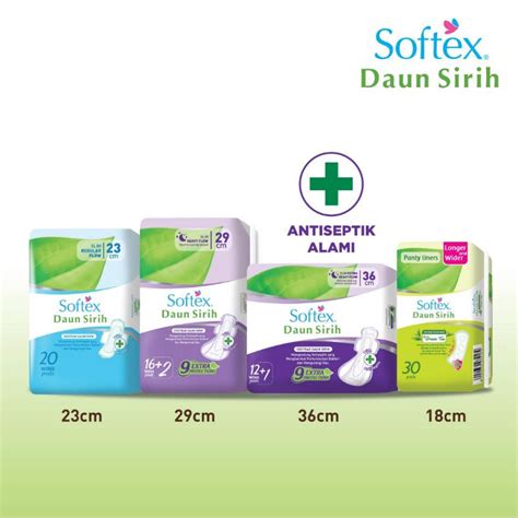 Jual SOFTEX DAUN SIRIH PANTY LINERS DAUN SIRIH Shopee Indonesia