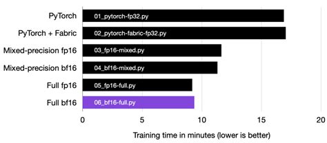 Doubling Neural Network Finetuning Efficiency With Bit Precision