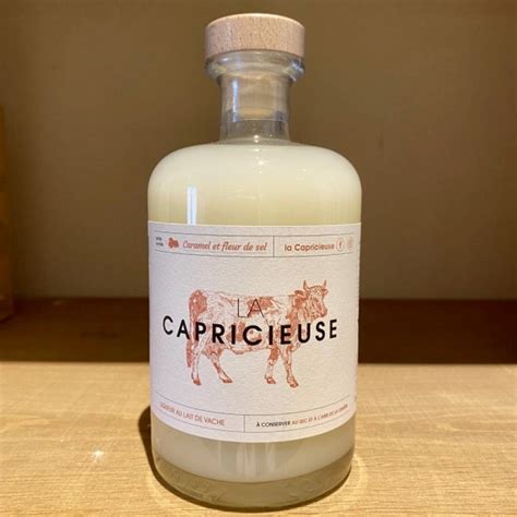 Liqueur Au Lait De Vache Caramel Et Fleur De Sel La Capricieuse Cl