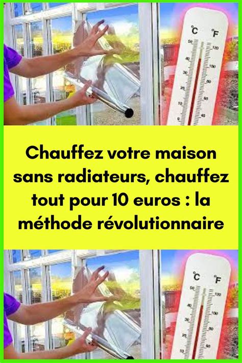 Two Pictures With The Words Chauffez Votre Maison Sans Radiateurs