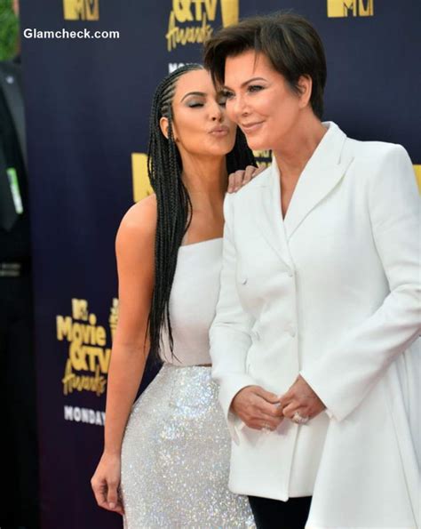 Kim Kardashian Flaunts Cornrow Hairstyle At 2018 Mtv Movie And Tv Awards