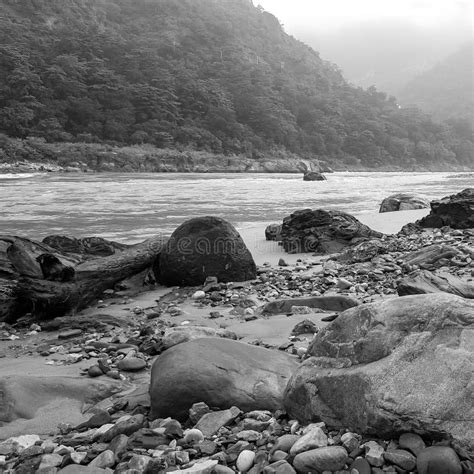 Morning View At GOA Beach Located In Rishikesh Uttarakhand Near Laxman