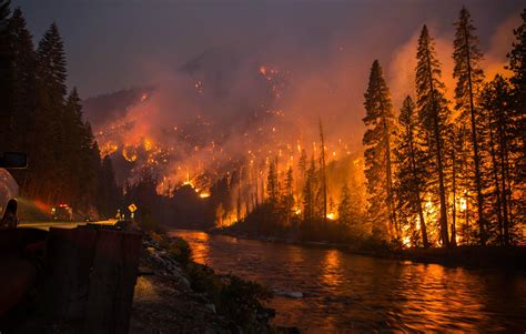 Interesting Photo Of The Day Battling Wildfires In Washington