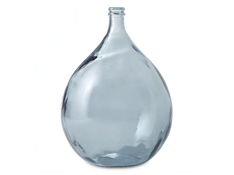 Vase Dame Jeanne en verre recyclé 34L H 56 cm SILICE Transparent