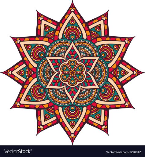 Mandala Royalty Free Vector Image Vectorstock